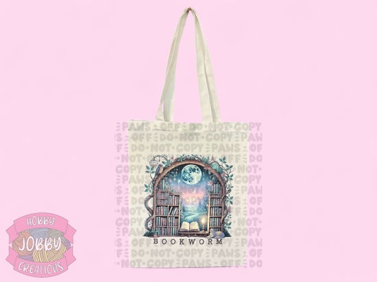 Graphic Tote (Bookworm)