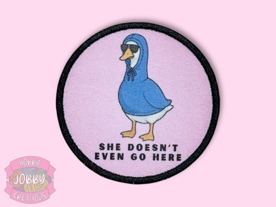 Doesn't Go Here Graphic Patch
