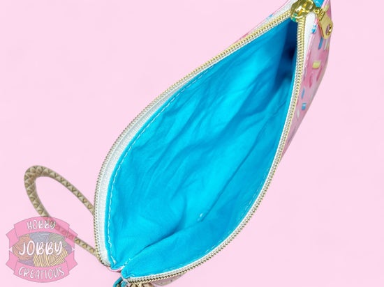 Wristlet Bag (Ice Cream Cone)