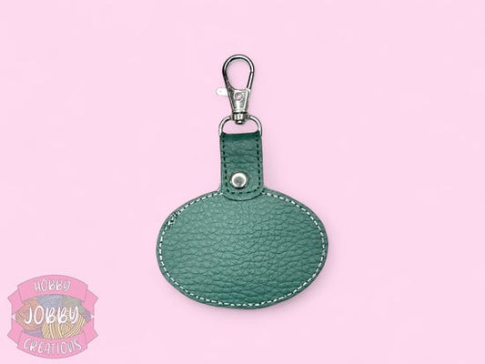 Green G Embroidered Keychain