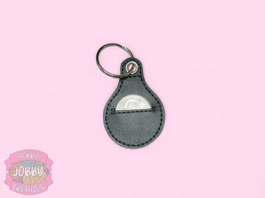 Quarter Holder Embroidered Keychain (Select for more options)