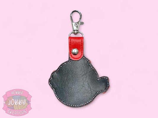 No Ghosts Embroidered Keychain