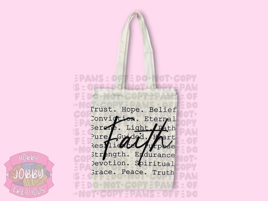 Graphic Tote (Faith)