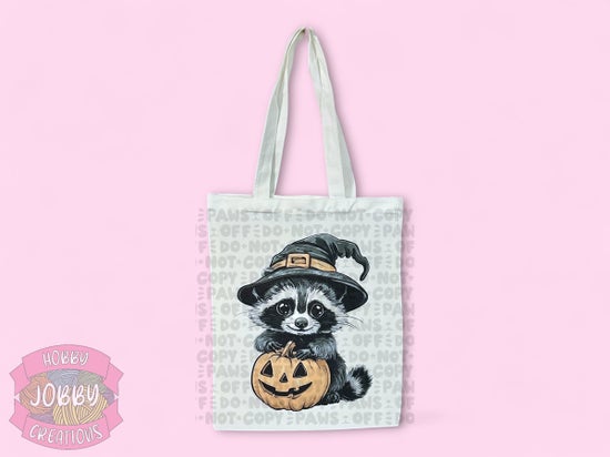 Graphic Tote (Spooky Raccoon)