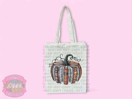 Graphic Tote (Book Pumpkin)