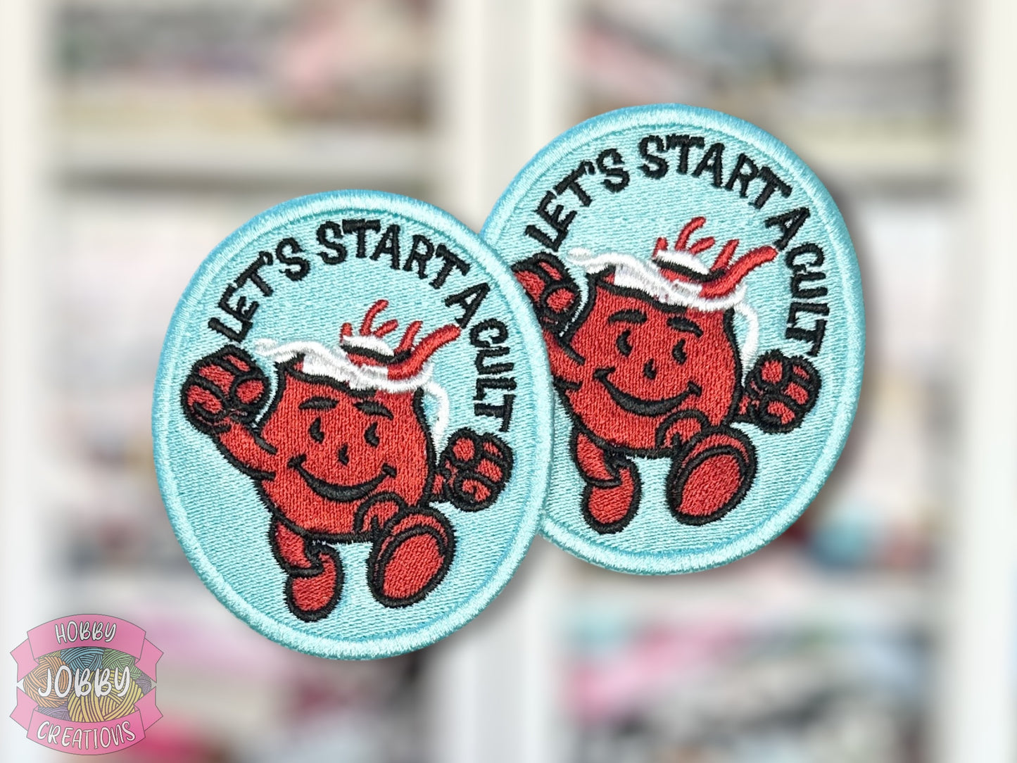 Let’s Start A Cult Embroidered Iron-On Patch