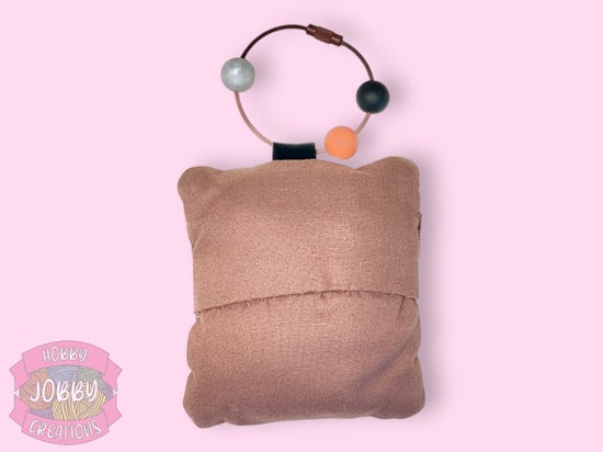 S'more Plushie Embroidered Keychain / Tag Along