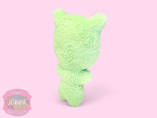 Mean One Kitty Embroidered Plushie