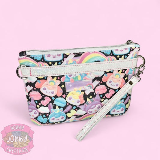 Hello Friends Rainbow Tracy Wristlet w/ Card Slots