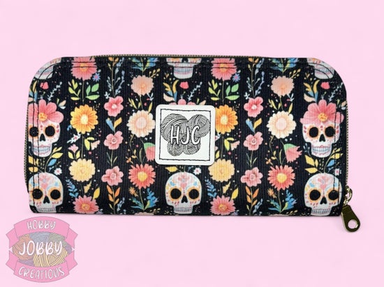 Sugar Skulls Zip Around Wallet