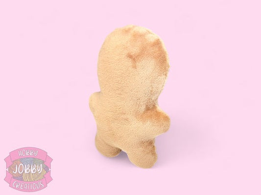 Gingerbread Person Embroidered Plushie