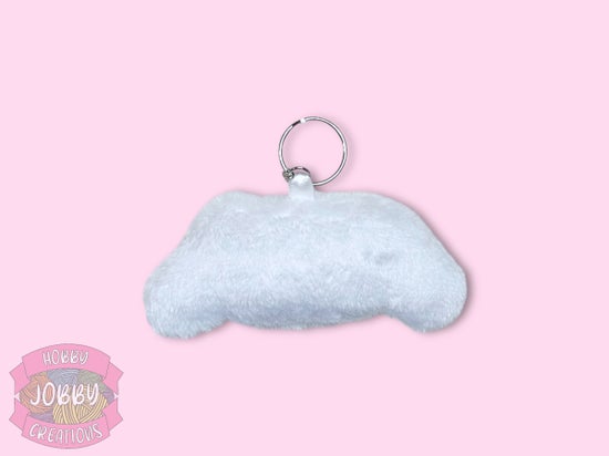 Flying Dog Plushie Keychain