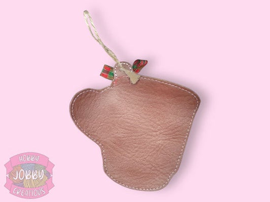 Christmas Market Mug Embroidered Ornament