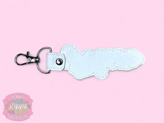 Mom Embroidered Keychain