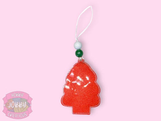 Christmas Tree Treat Embroidered Ornament