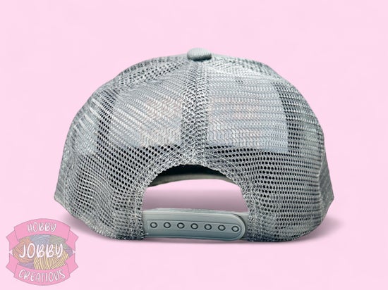 Floatin and Boatin Patch Cap (Pink w/ Teal)