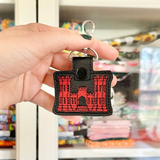 Engineer Embroidered Keychain