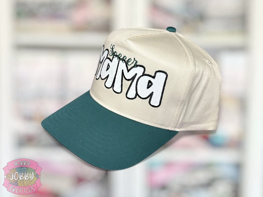 Soccer Mama Applique Embroidered Hat