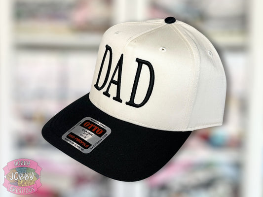 Custom DAD 3D Puff Embroidered Hat