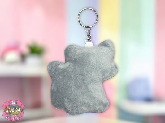 Raccoon Plushie Keychain