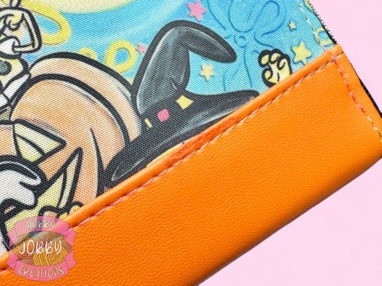 Bubble Buddies Halloween Long Zip Around Wallet