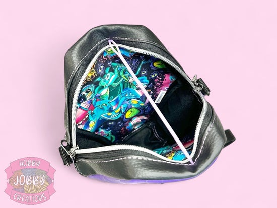 Foolish Mortals Quilted Coffin Bag