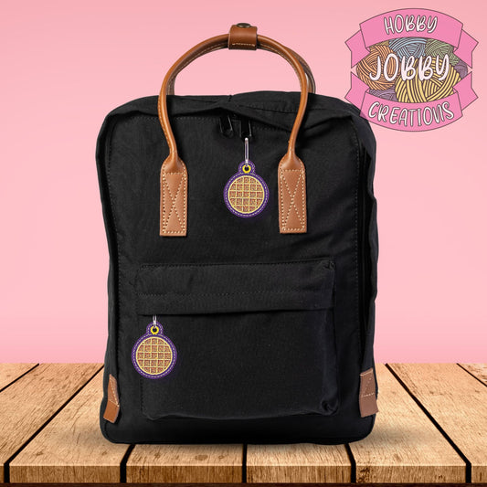 Waffle Zipper Pull Digital Embroidery Design