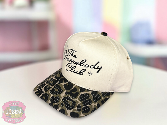Custom The Homebody Club Embroidered Hat
