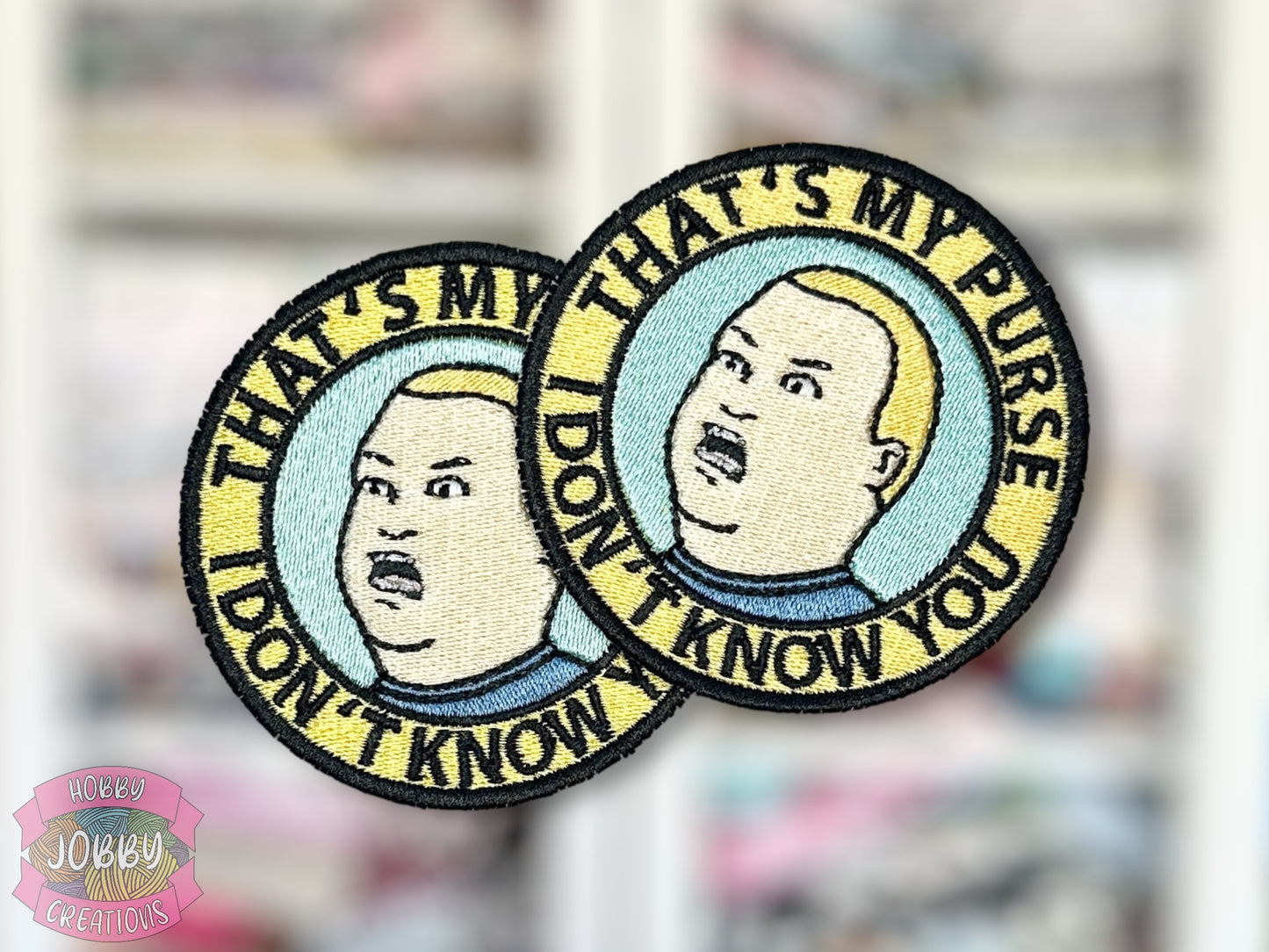 That’s My Purse Embroidered Iron-On Patch