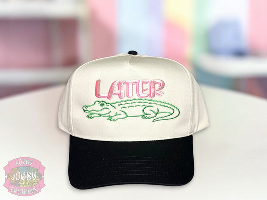 Later Gator Embroidered Hat