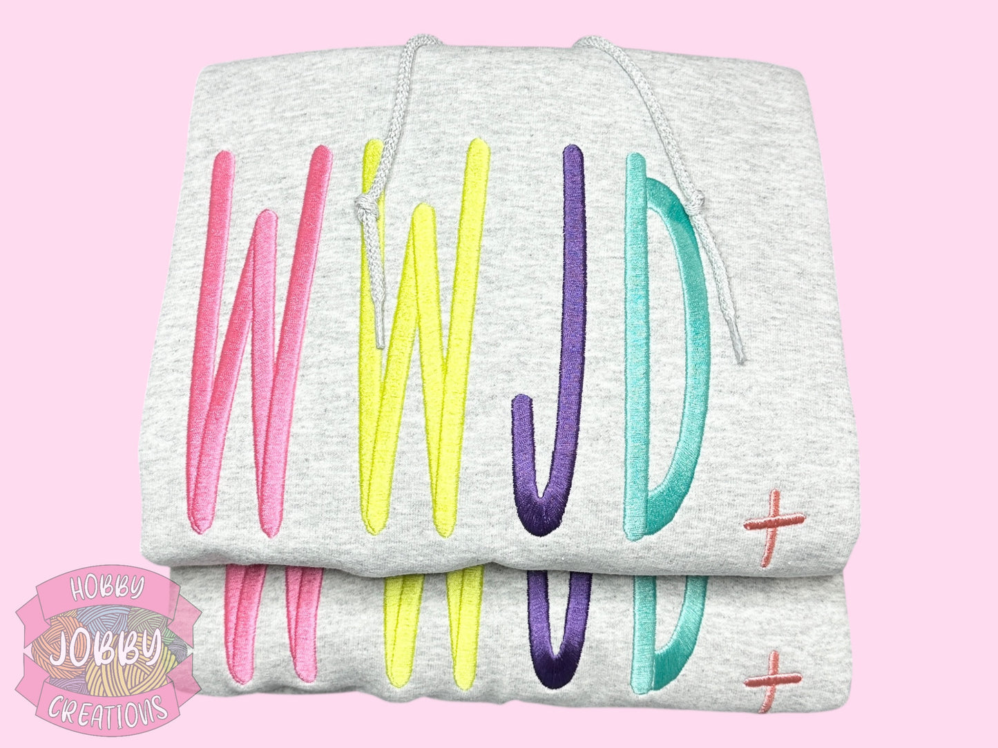 WWJD Embroidered Hoodie