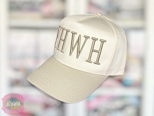 Custom YHWH 3D Puff Embroidered Hat