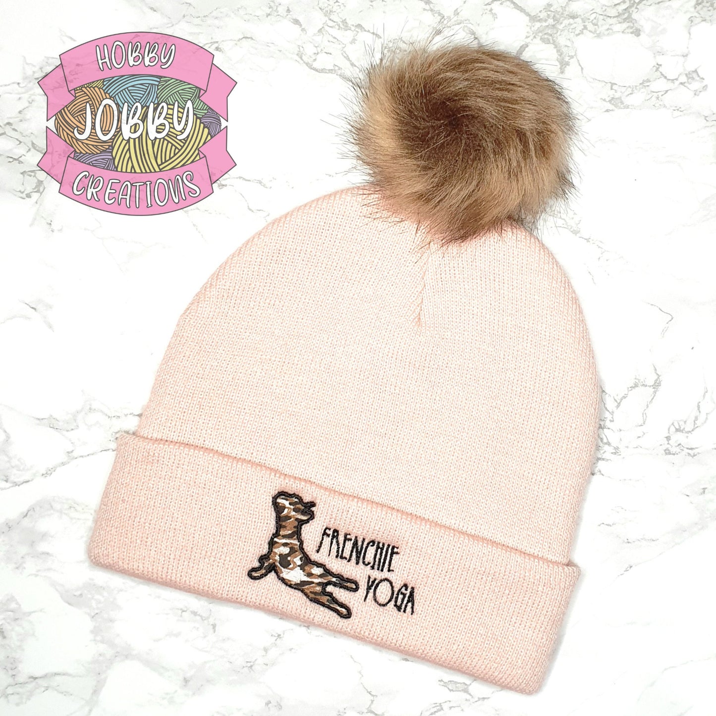 Frenchie Yoga Applique Digital Embroidery Design