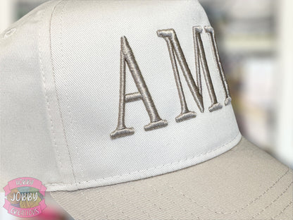 Custom AMEN 3D Puff Embroidered Hat