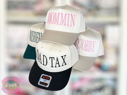 Custom Text Embroidered Hat