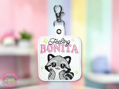 Feeling Bonita Embroidered Keychain