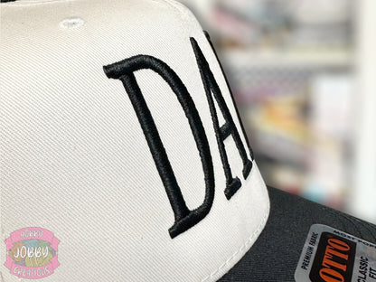 Custom DAD 3D Puff Embroidered Hat