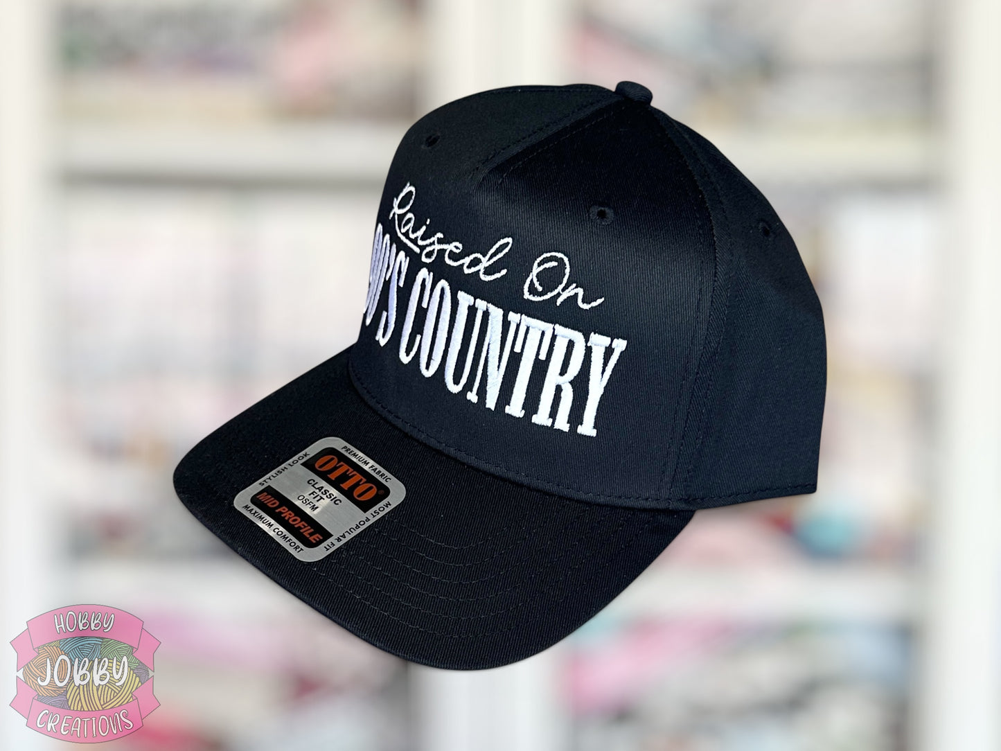 Raised On 90's Country Embroidered Hat (Structured)