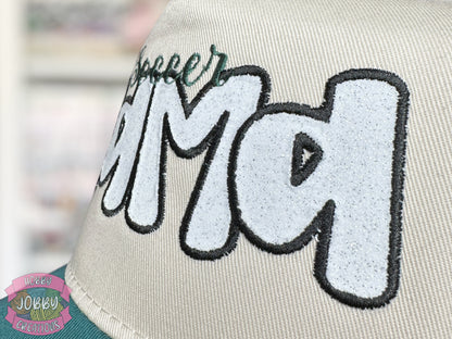 Soccer Mama Applique Embroidered Hat