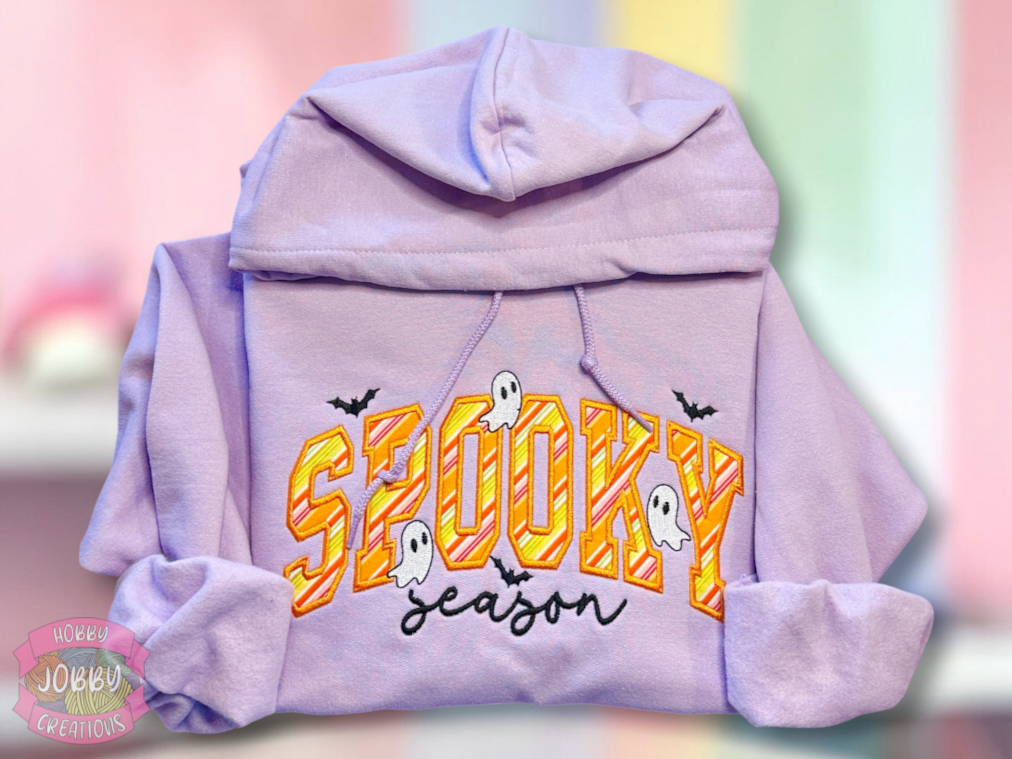 Spooky Season Embroidered Hoodie