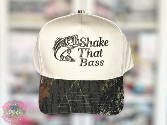 Custom Shake That Bass Embroidered Hat