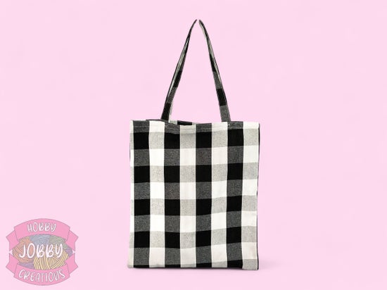 Canvas Tote (Plaid)