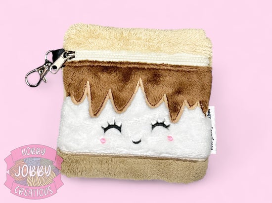 S'more Plushie Zipper Pouch