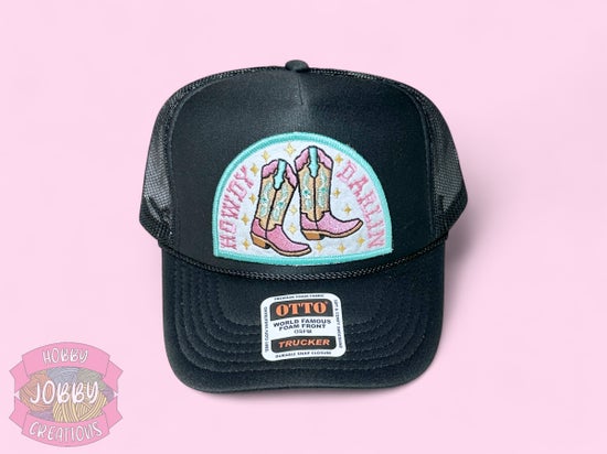 Howdy Darlin Patch Hat (Black)