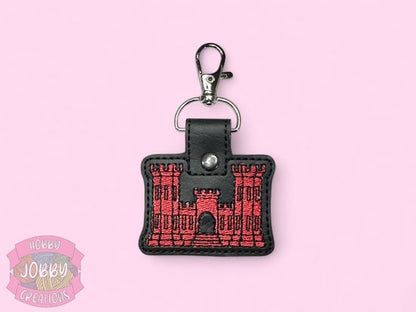 Engineer Embroidered Keychain