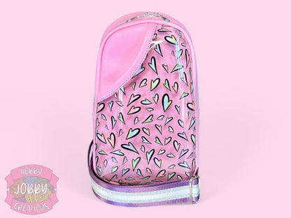 Rosie Sling Bag (Pink w/ Hearts)