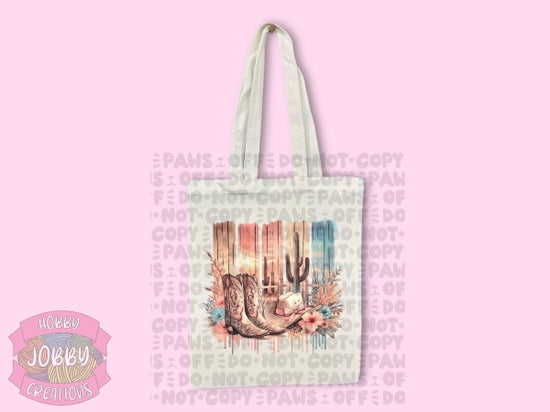 Graphic Tote (Desert Boots)