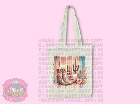 Graphic Tote (Desert Boots)