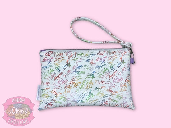 Wristlet Bag (Rainbow Autographs)
