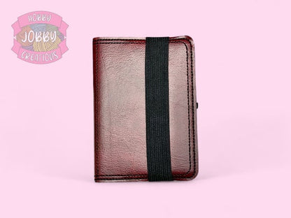 Mini Notebook Holder (Burgundy Marble)